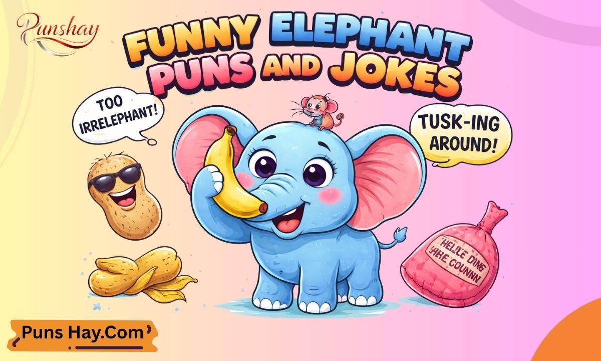 Funny Elephant Puns and Jokes