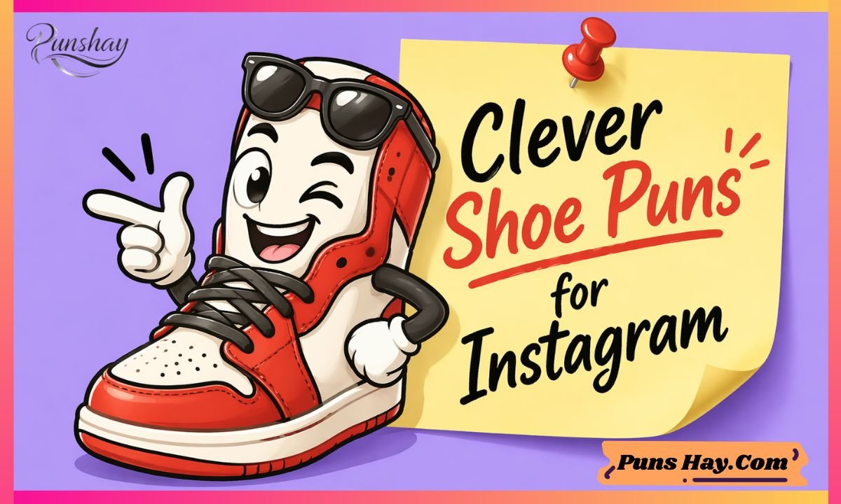 Clever Shoe Puns for Instagram