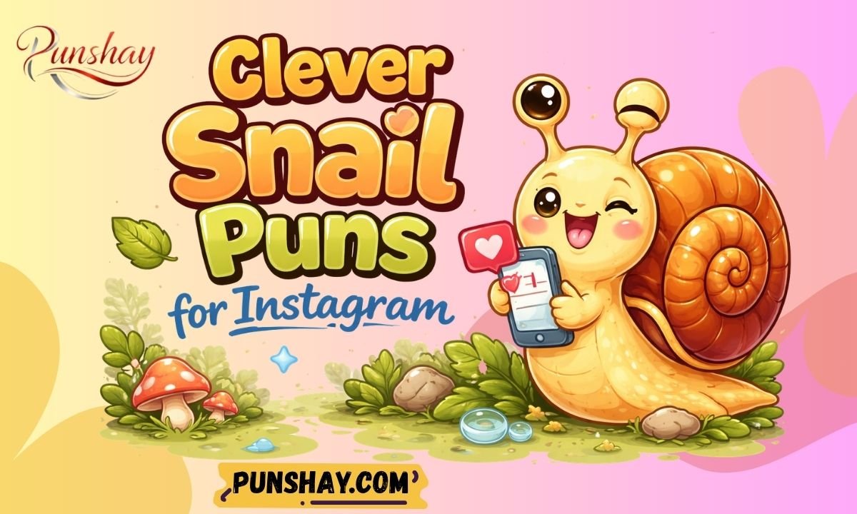 Clever Snail Puns for Instagram