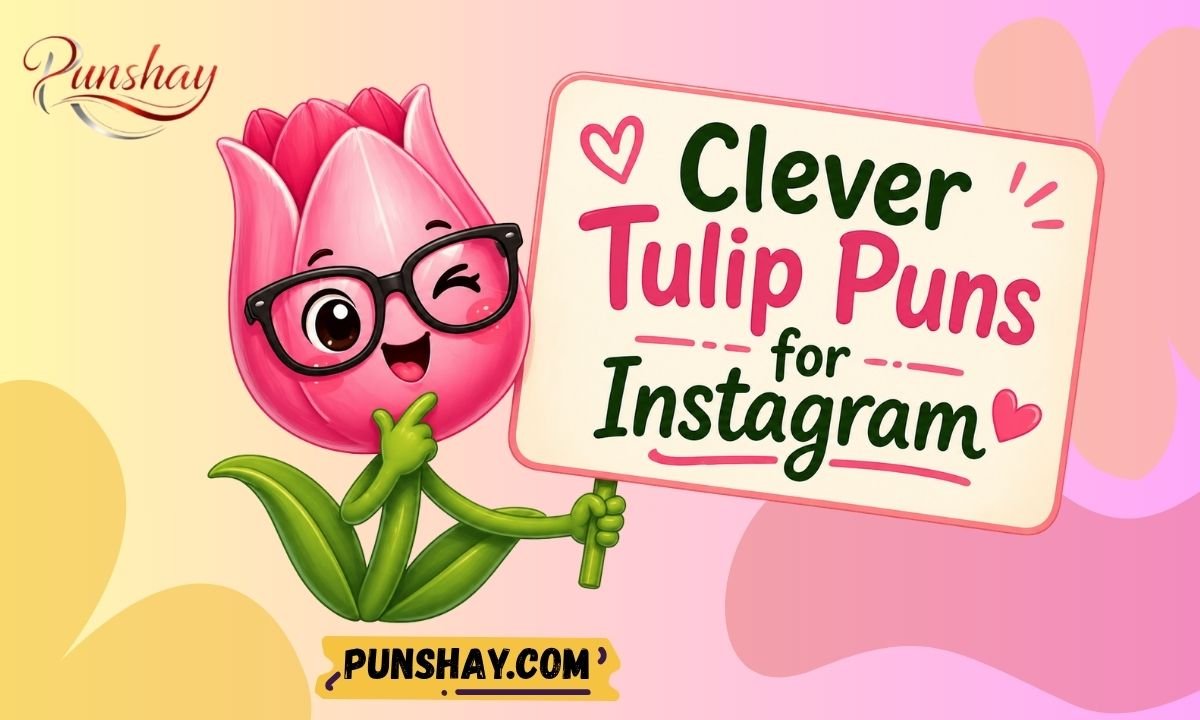 Clever Tulip Puns for Instagram