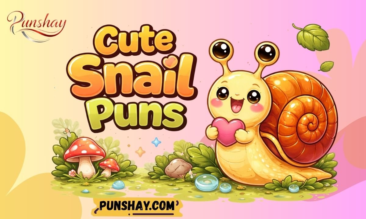 Cute snail puns