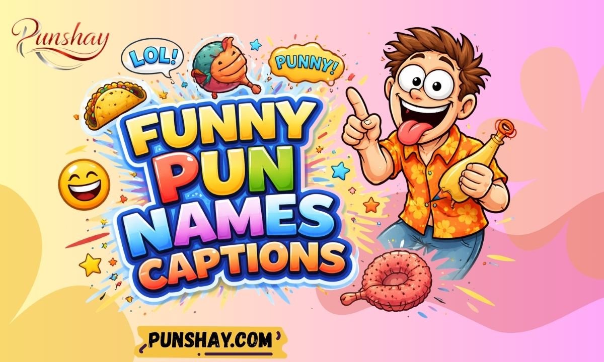 Funny Pun Names Captions