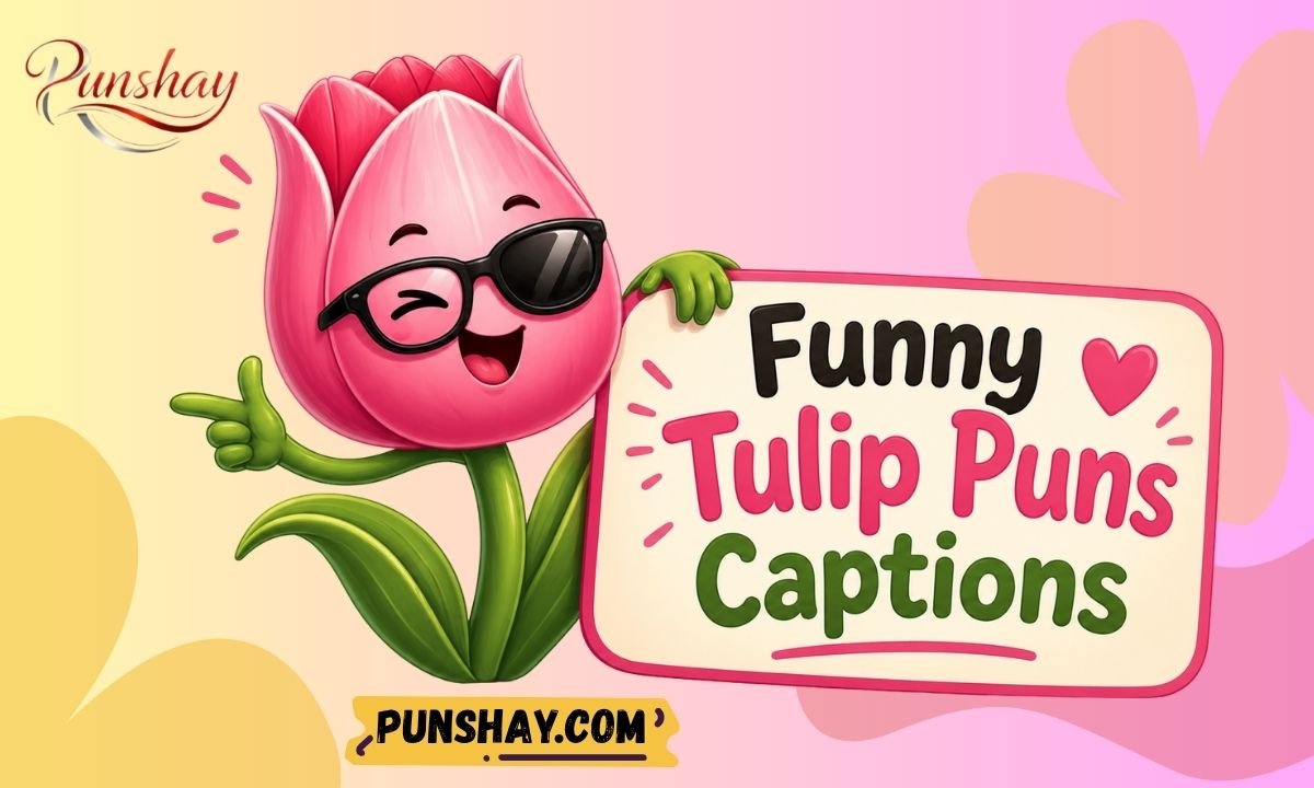 Funny Tulip Puns Captions