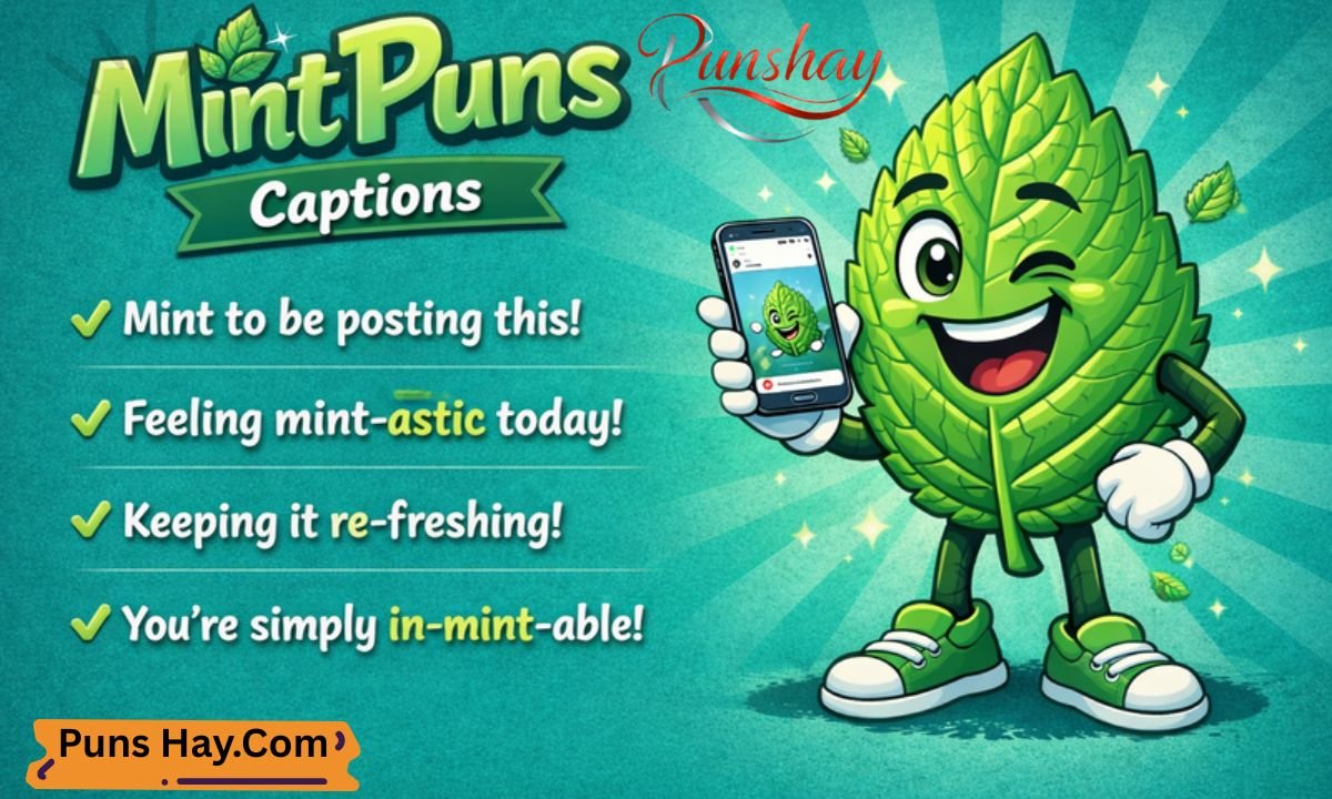 Mint Puns Captions