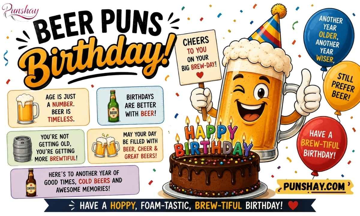 Beer Puns Birthday