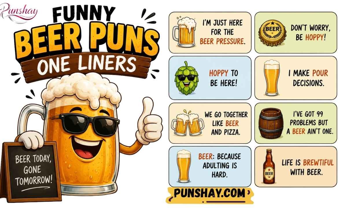 Funny Beer Puns One Liners