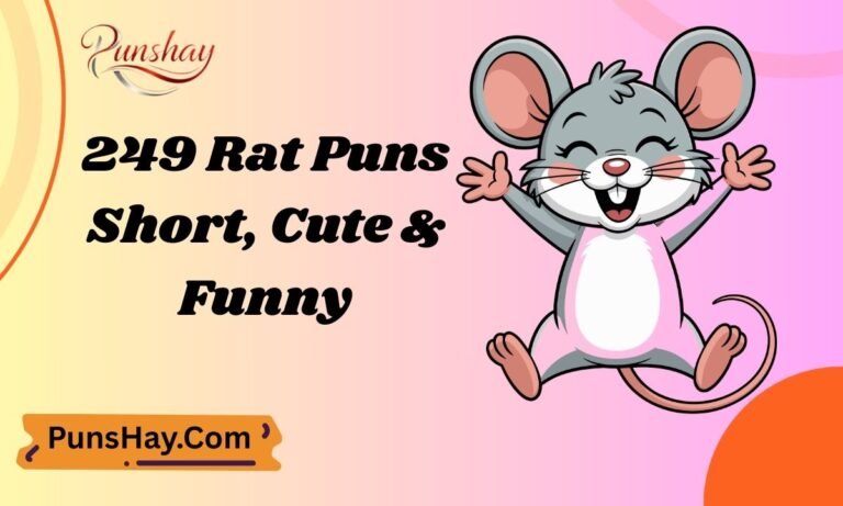 249 Rat Puns Short, Cute & Funny One-Liner Captions For Adults