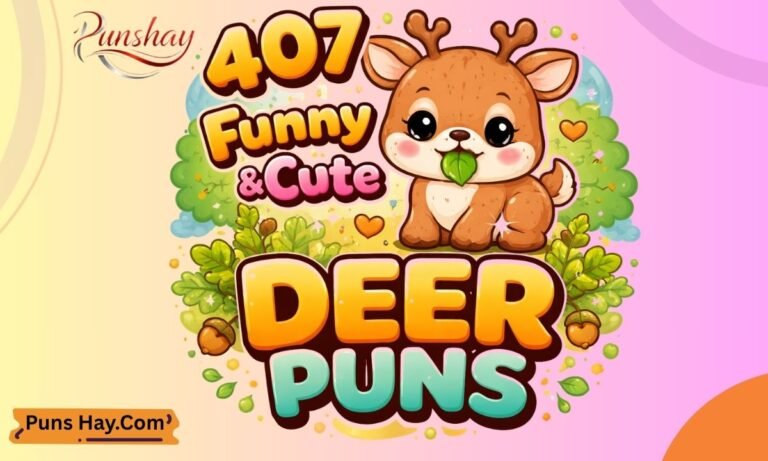 407 Funny & Cute Deer Puns Short One-Liners, Jokes & Instagram Captions That'll Make You Fawn