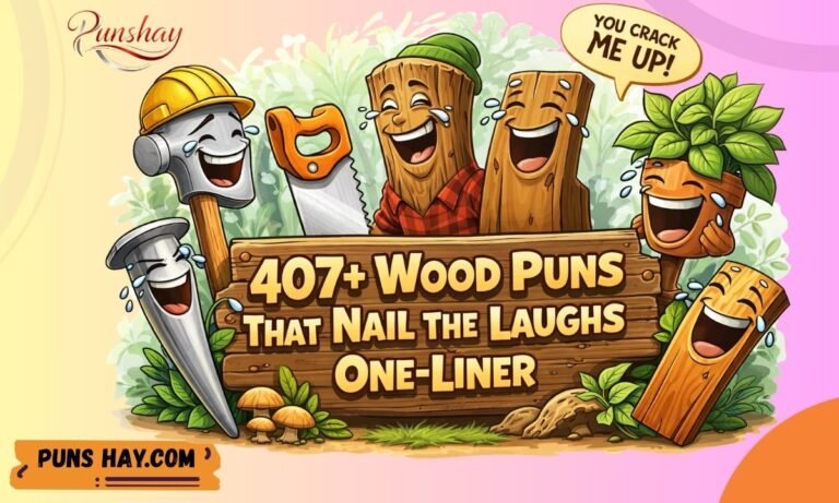407+ Wood Puns That Nail the Laughs One-Liner