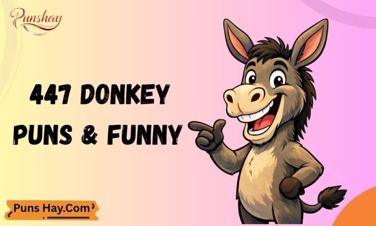 447 Donkey Puns & Funny One-Liners For Adults Captions Instagram