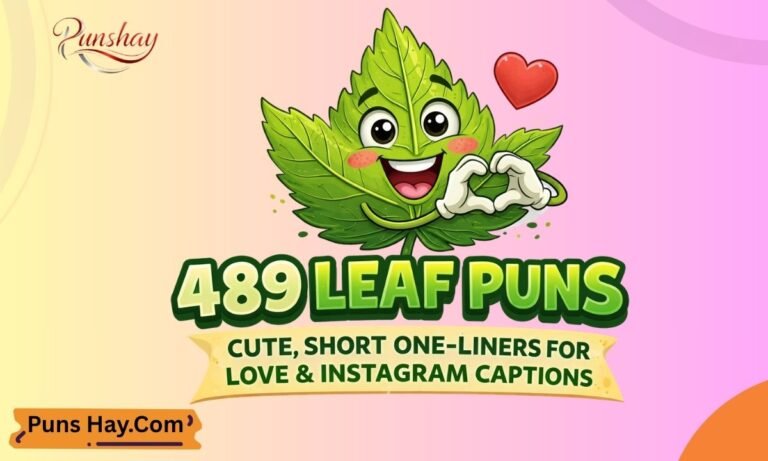 489 Leaf Puns Cute, Short One-Liners for Love and Instagram Captions