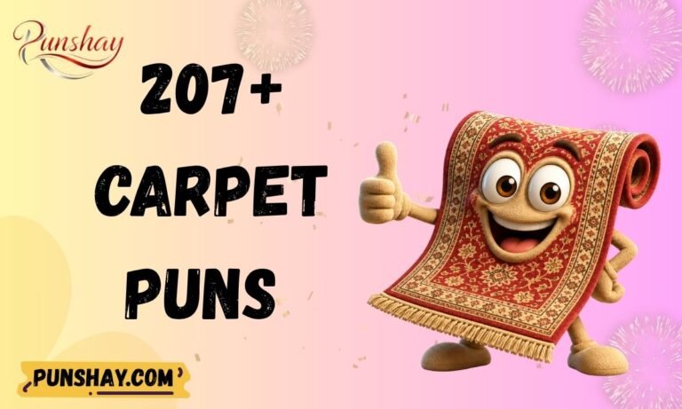 207+ Carpet Puns That’ll Floor You With Laughter for (2026)
