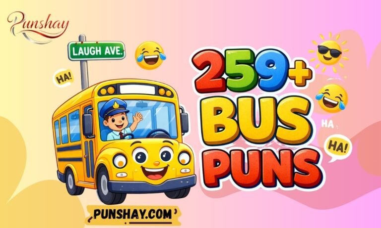 259+ Bus Puns Genius Jokes to Drive Pun Fans Mistaken (2026)