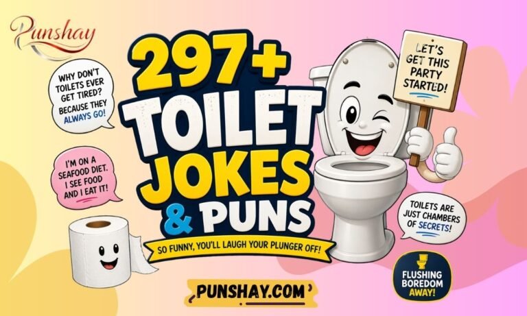 297+ Toilet Jokes & Puns Ultimate Collection of Silly Fun (2026)