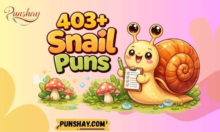403+ Snail Puns Hilariously Slow Wordplay You’ll Love (2026)