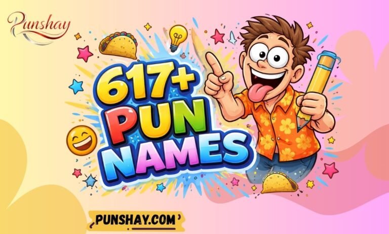 617+ Pun Names That’ll Make You Laugh Out Loud For (2026)