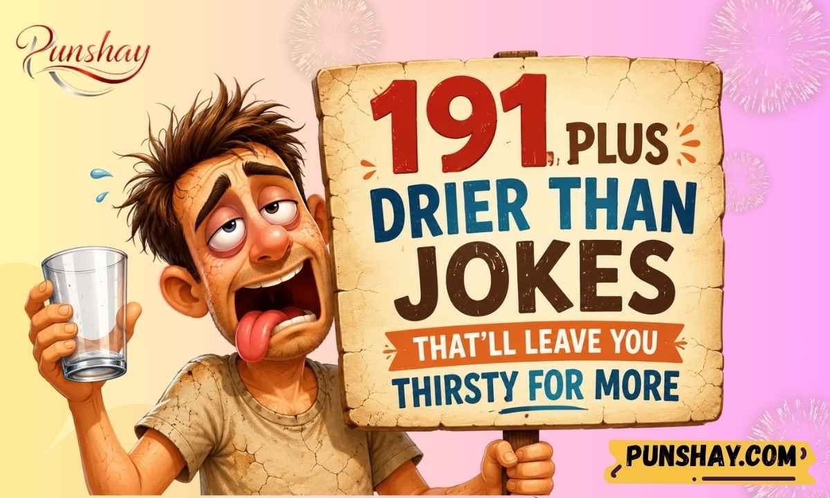 191 Plus Drier Than Jokes That’ll Leave You Thirsty For More