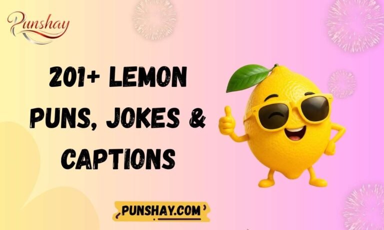 201+ Lemon Puns, Jokes & Captions That Are Simply Zest-tastic!