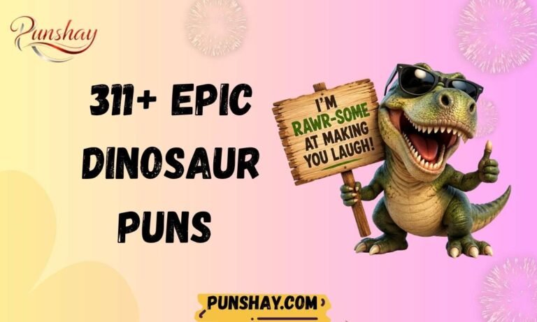 311+ Epic Dinosaur Puns That’ll Make You Go Jurassic With Joy
