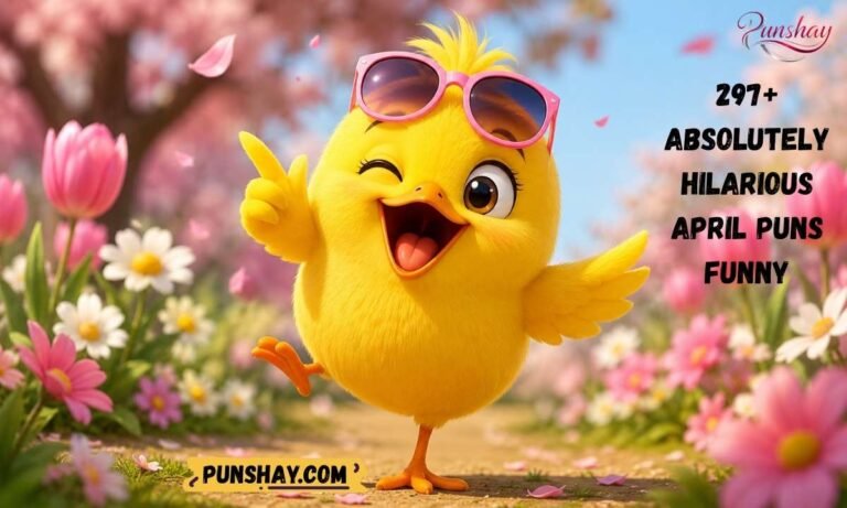 297+ Absolutely Hilarious April Puns Funny, Cute & Clever One-Liners for Spring